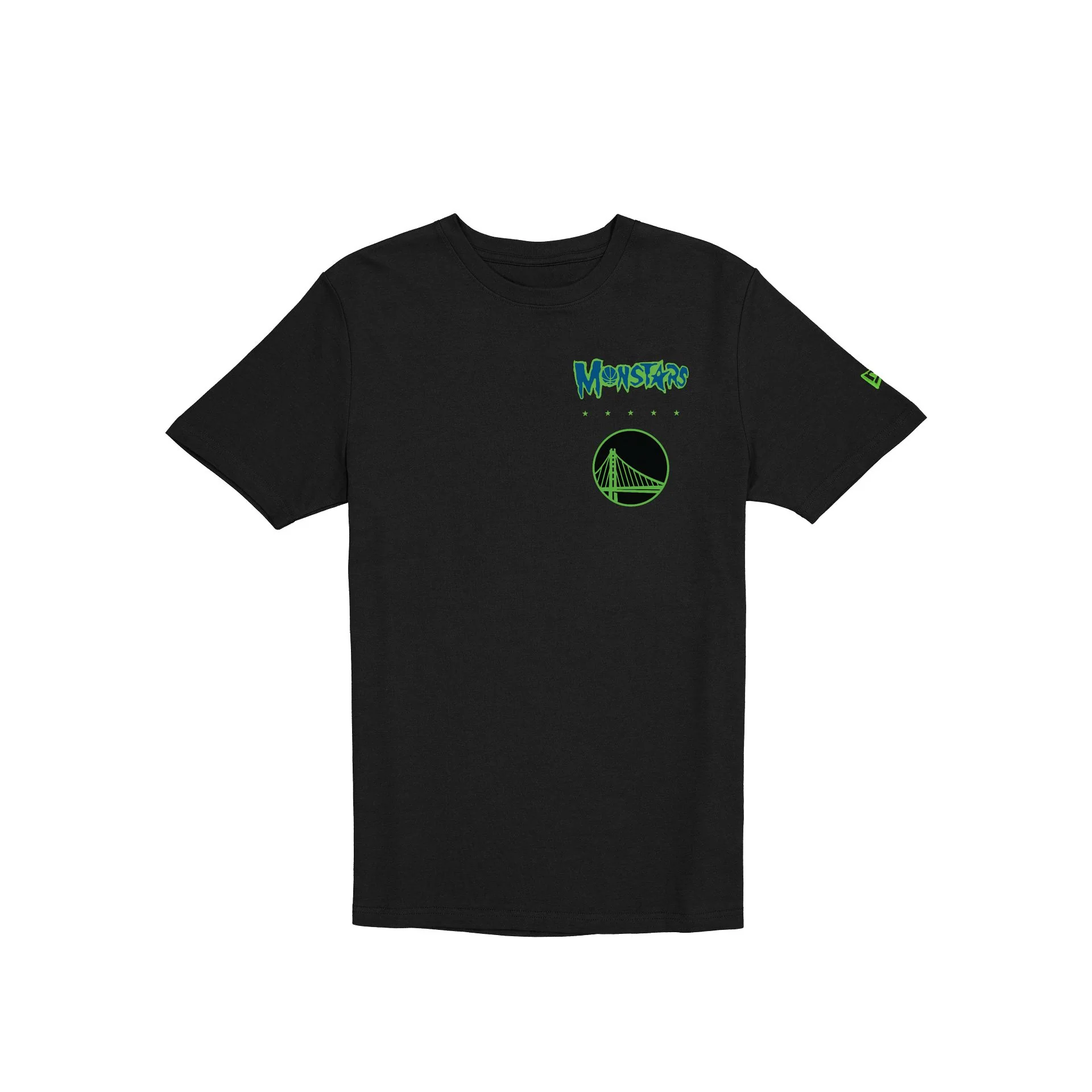 Space Jam x Golden State Warriors Monstars Black T-Shirt