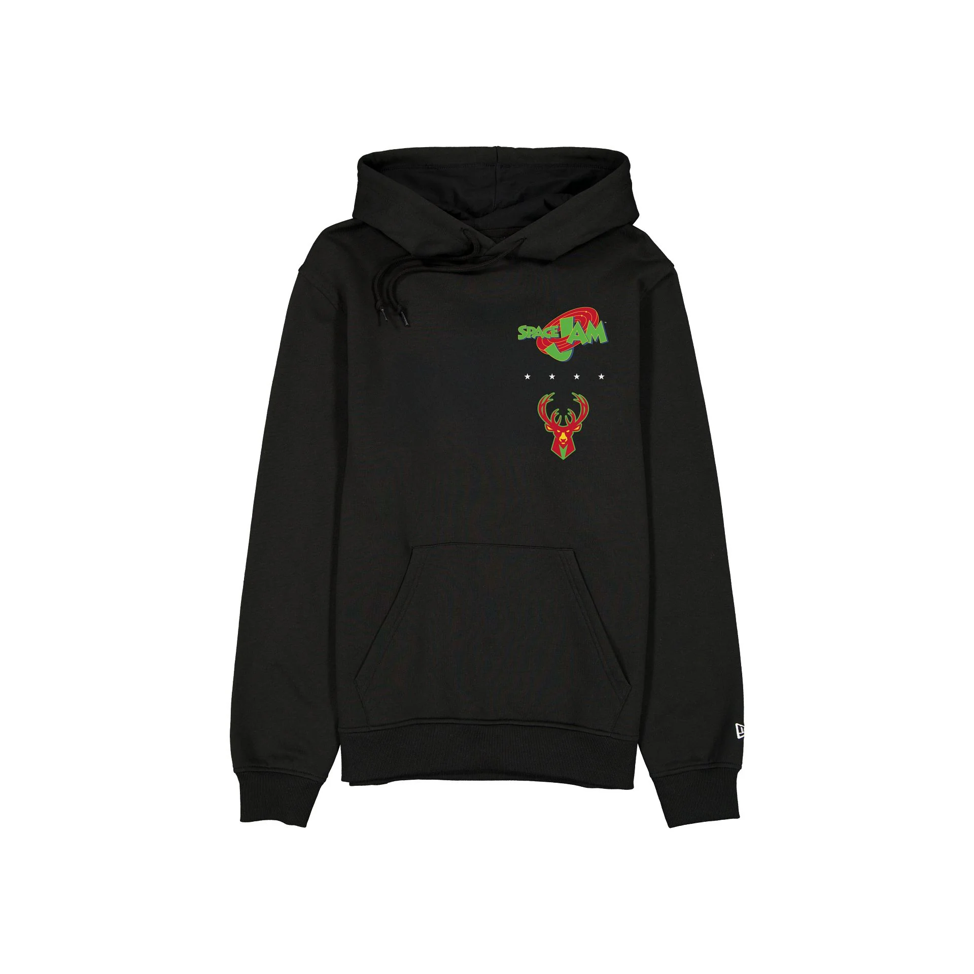 Space Jam x Milwaukee Bucks Black Hoodie