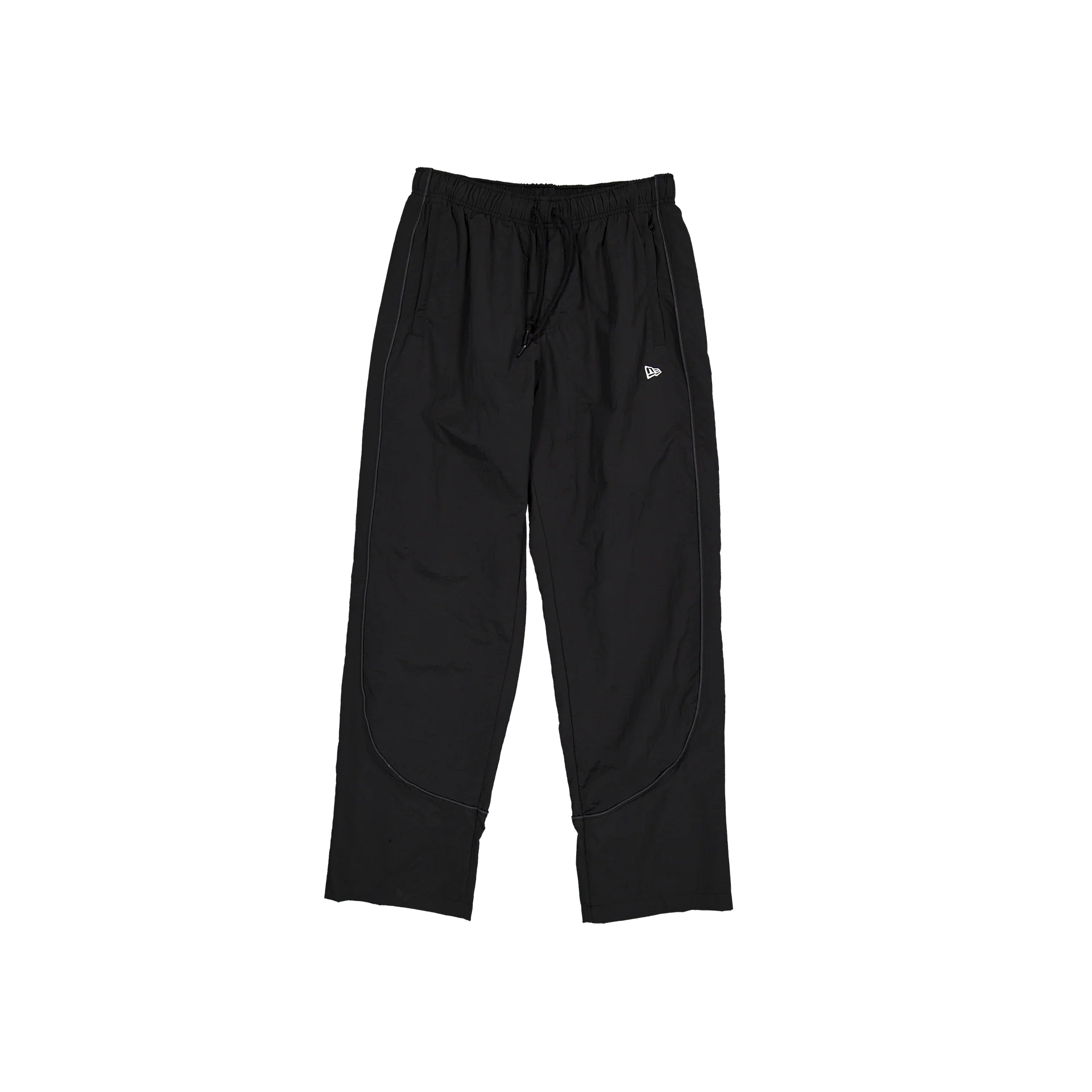 New Era Branded Black Nylon Tech Pants