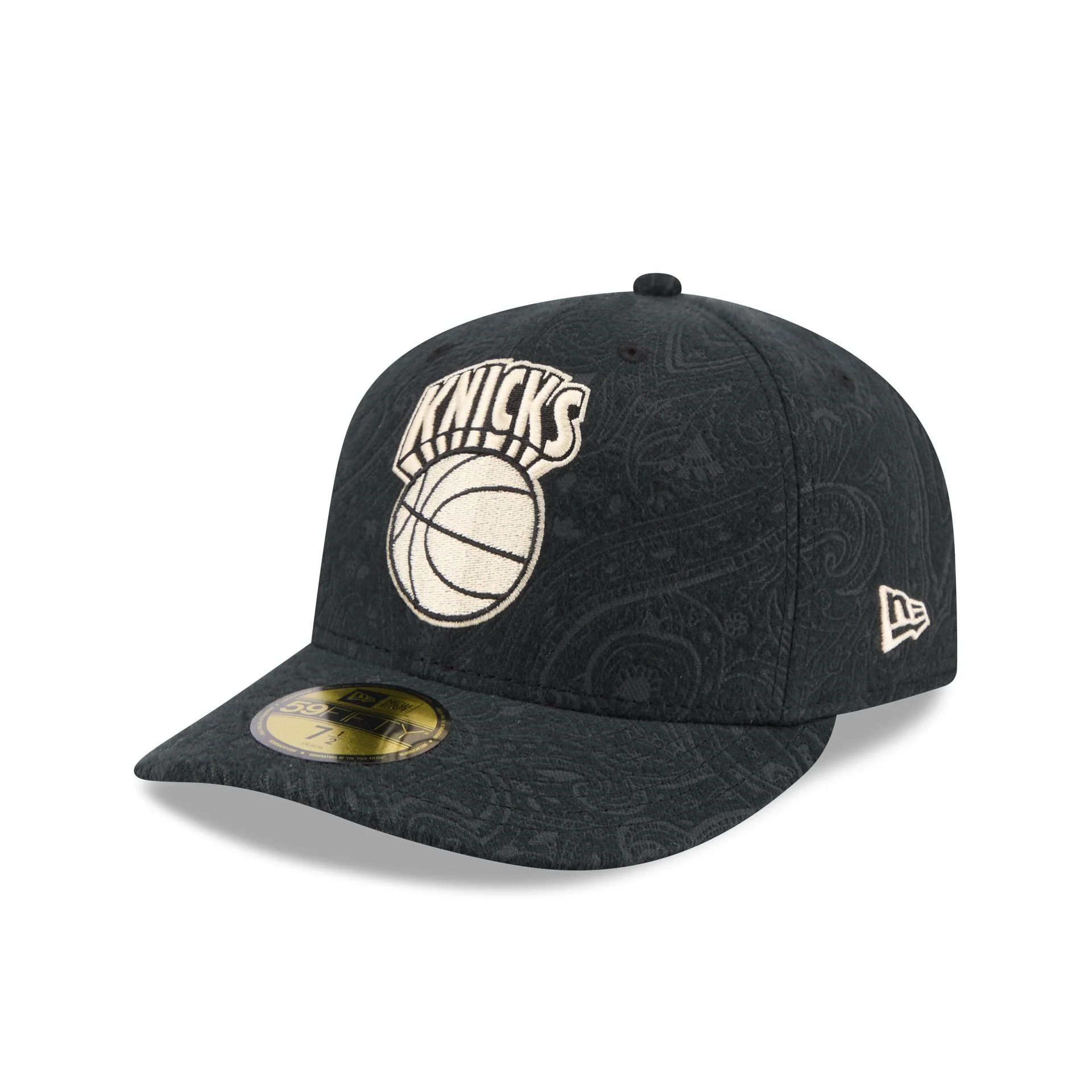 New York Knicks Three Looms Brushed Cotton 59FIFTY Fitted Hat