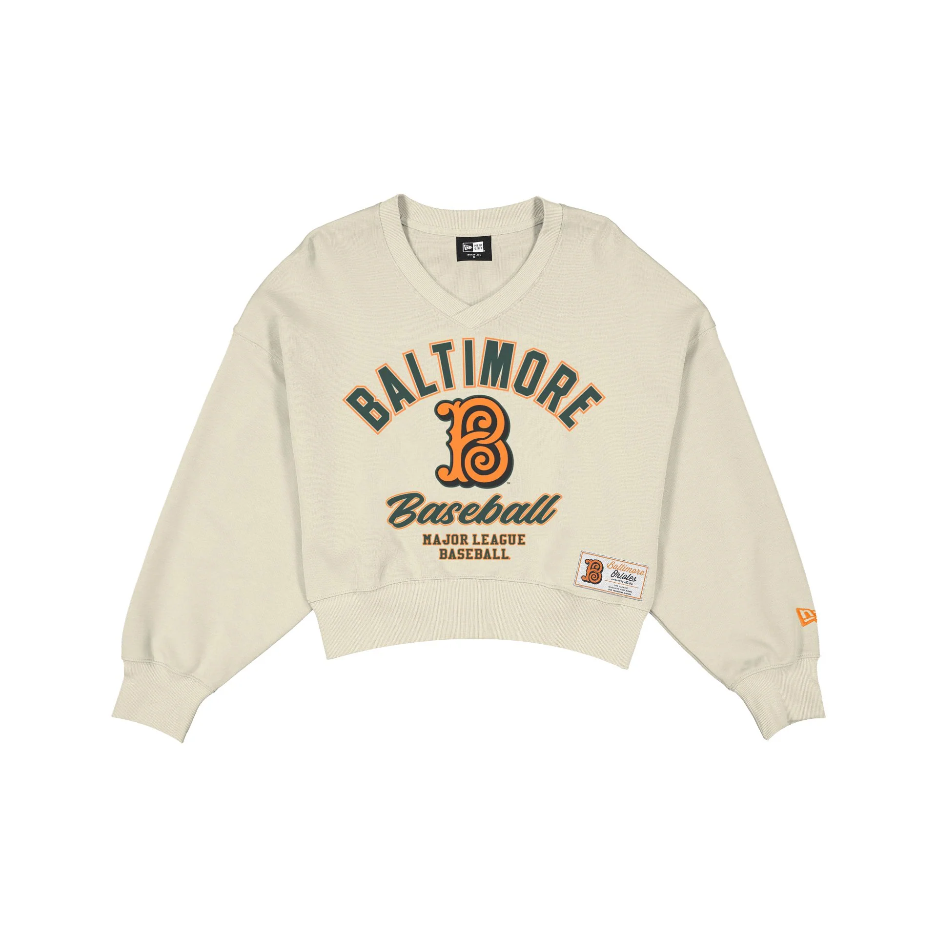 Baltimore Orioles 2026 City Connect Women's Cropped Crewneck