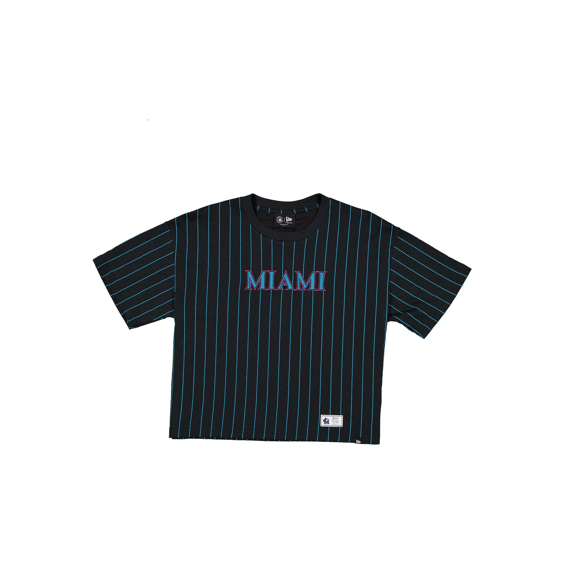 Miami Marlins 2026 City Connect Pinstripe Women's T-Shirt