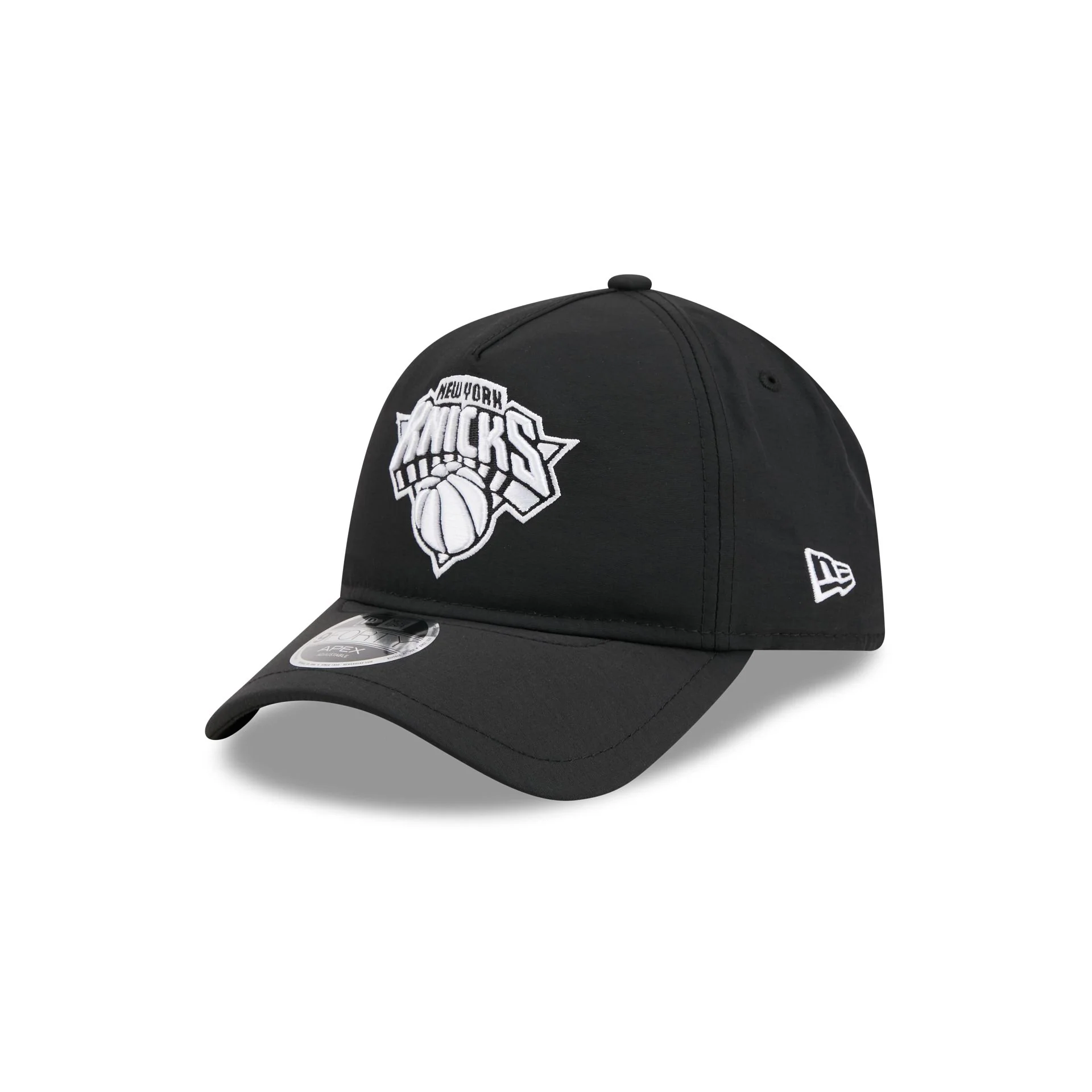 New York Knicks Black 9FORTY APEX Snapback Hat