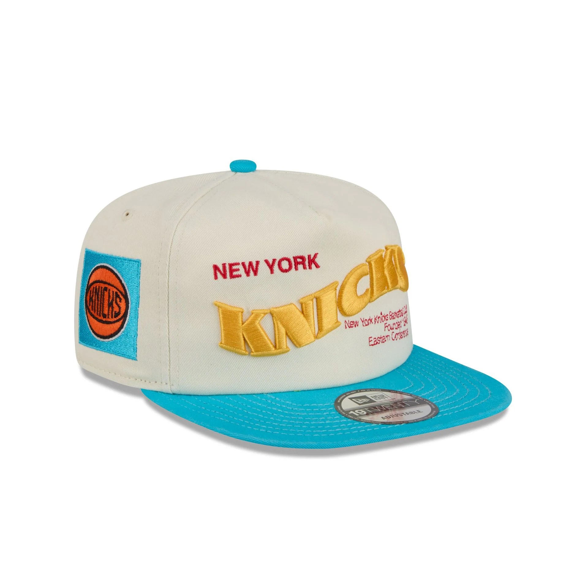 New York Knicks Conference Script Chrome White 19TWENTY Adjustable Hat