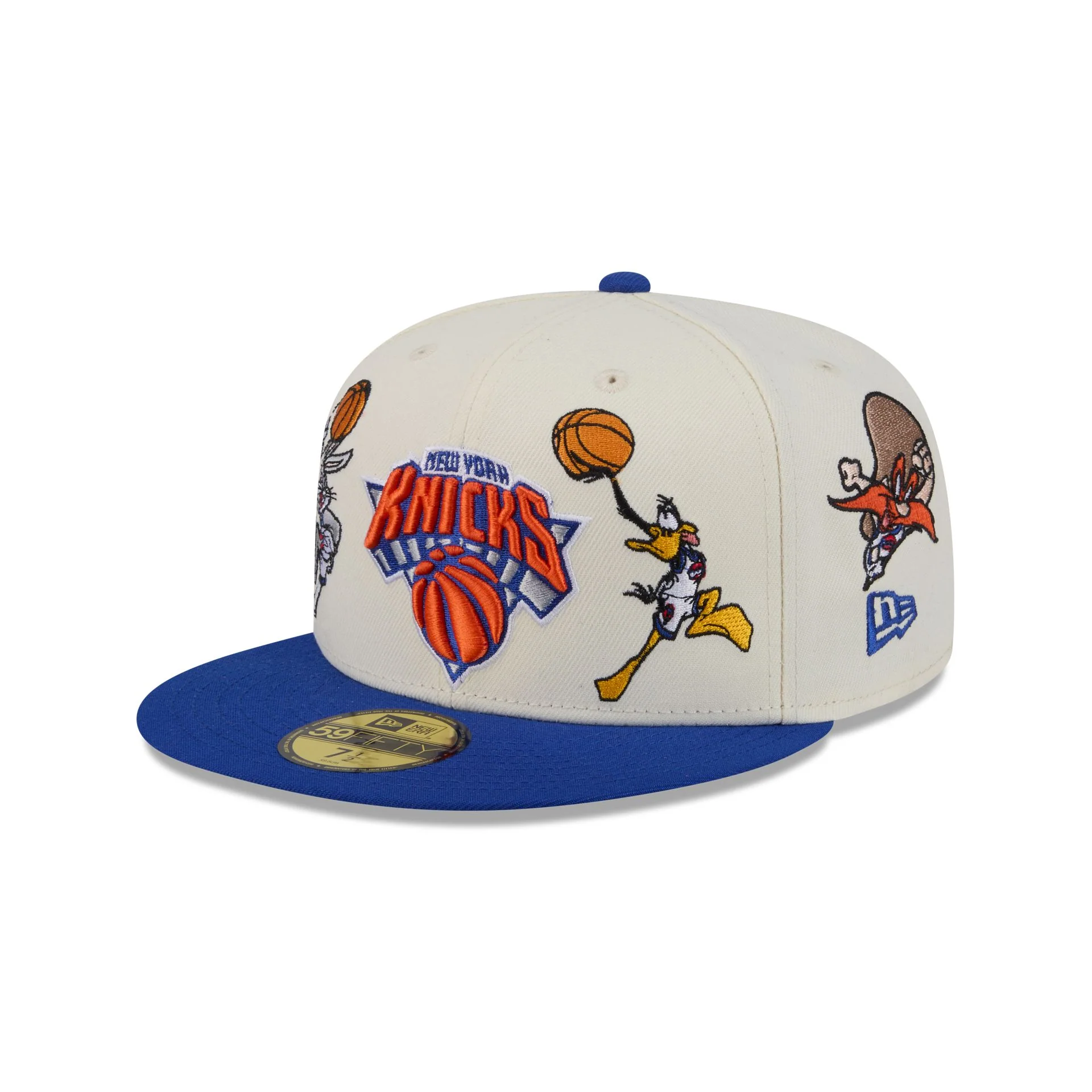 Space Jam x New York Knicks Tune Squad Chrome White 59FIFTY Fitted Hat