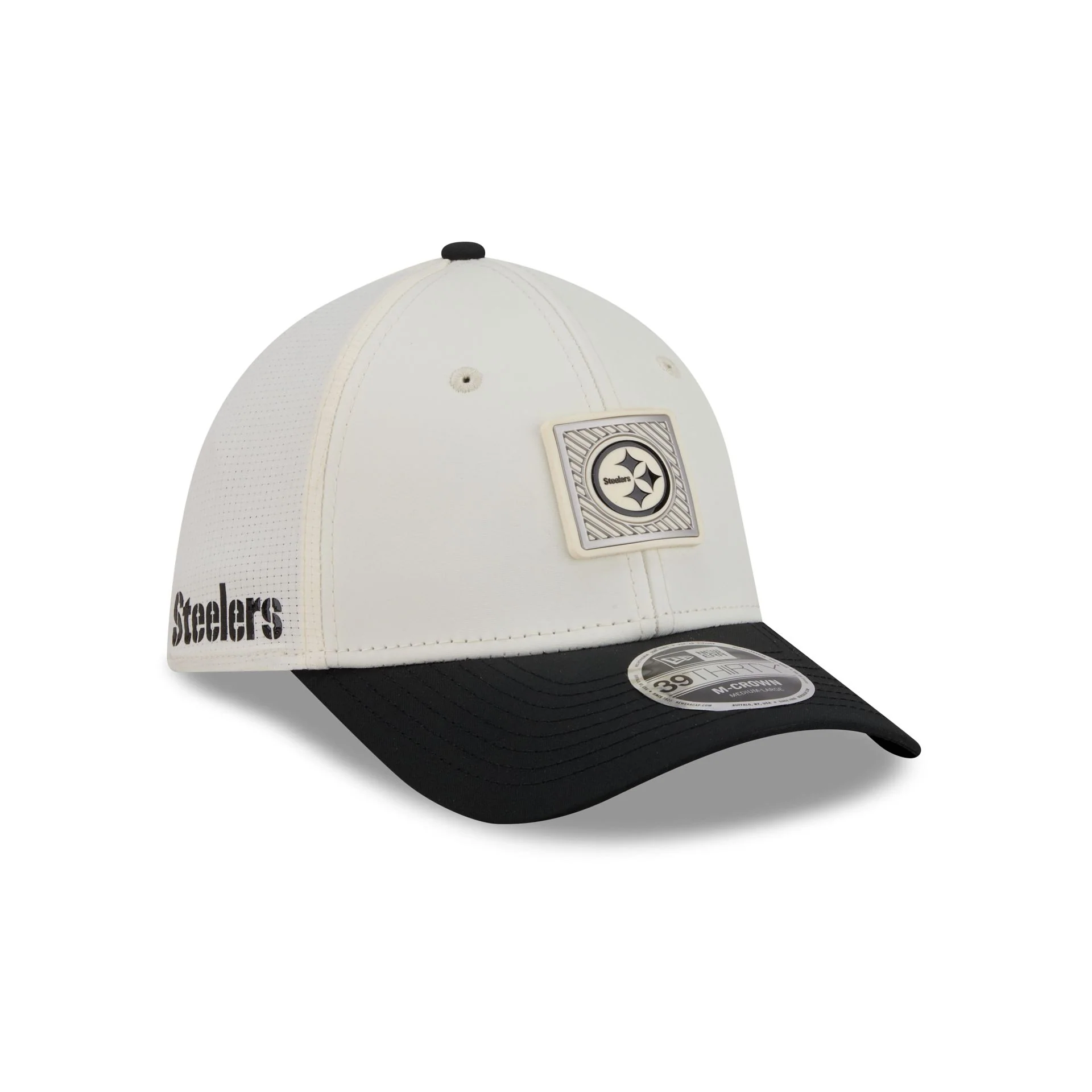 Pittsburgh Steelers 2026 Training 39THIRTY M-Crown Stretch-Fit Hat