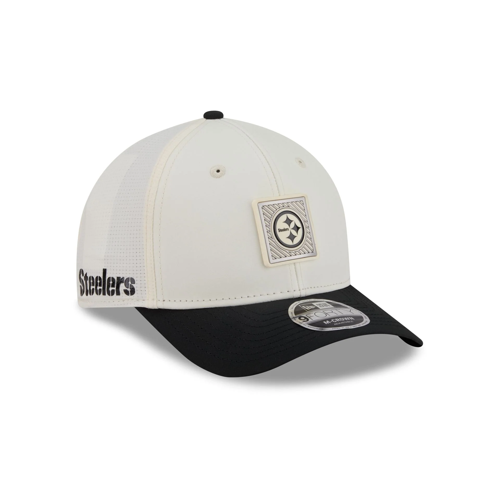 Pittsburgh Steelers 2026 Training 9FORTY M-Crown Snapback Hat