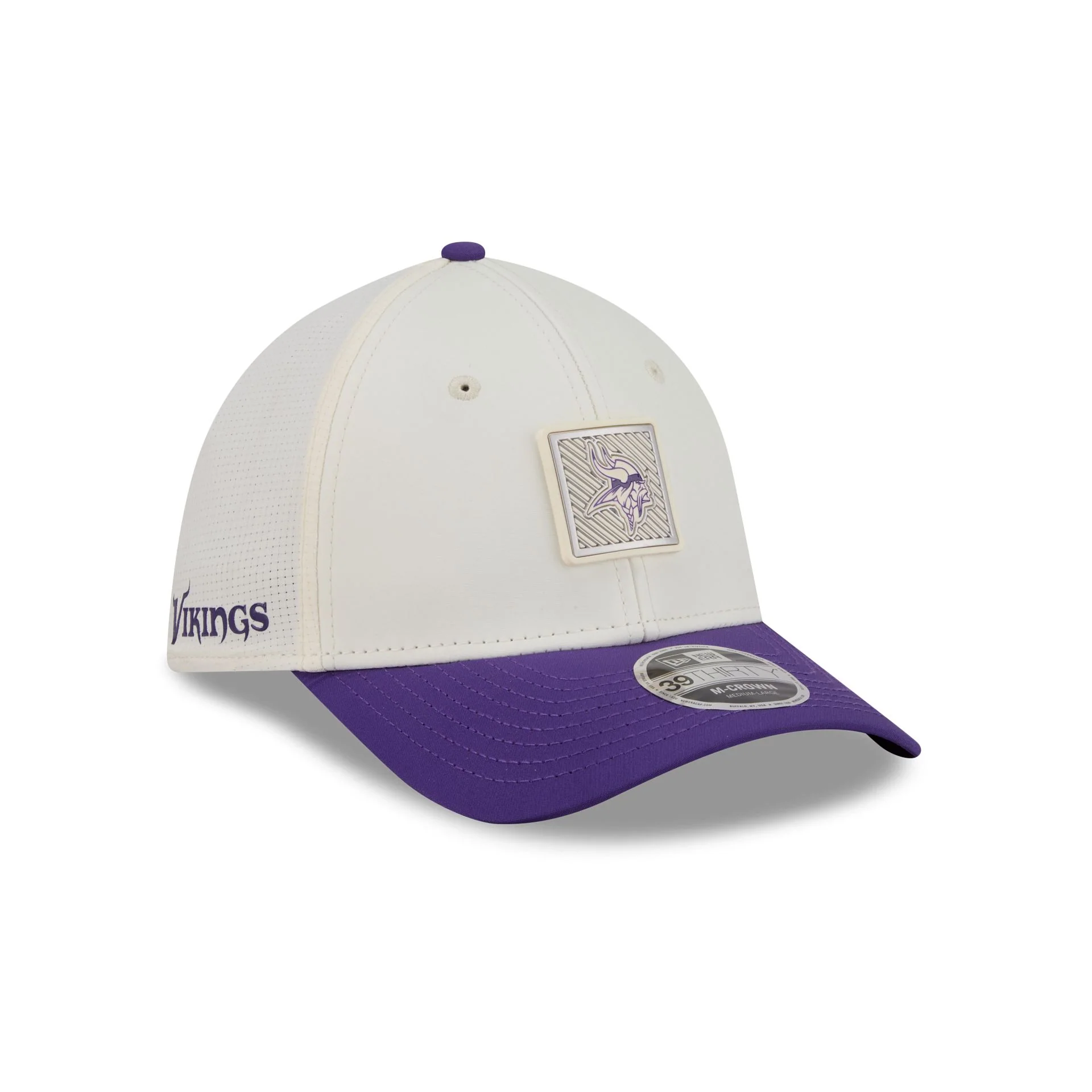 Minnesota Vikings 2026 Training 39THIRTY M-Crown Stretch-Fit Hat