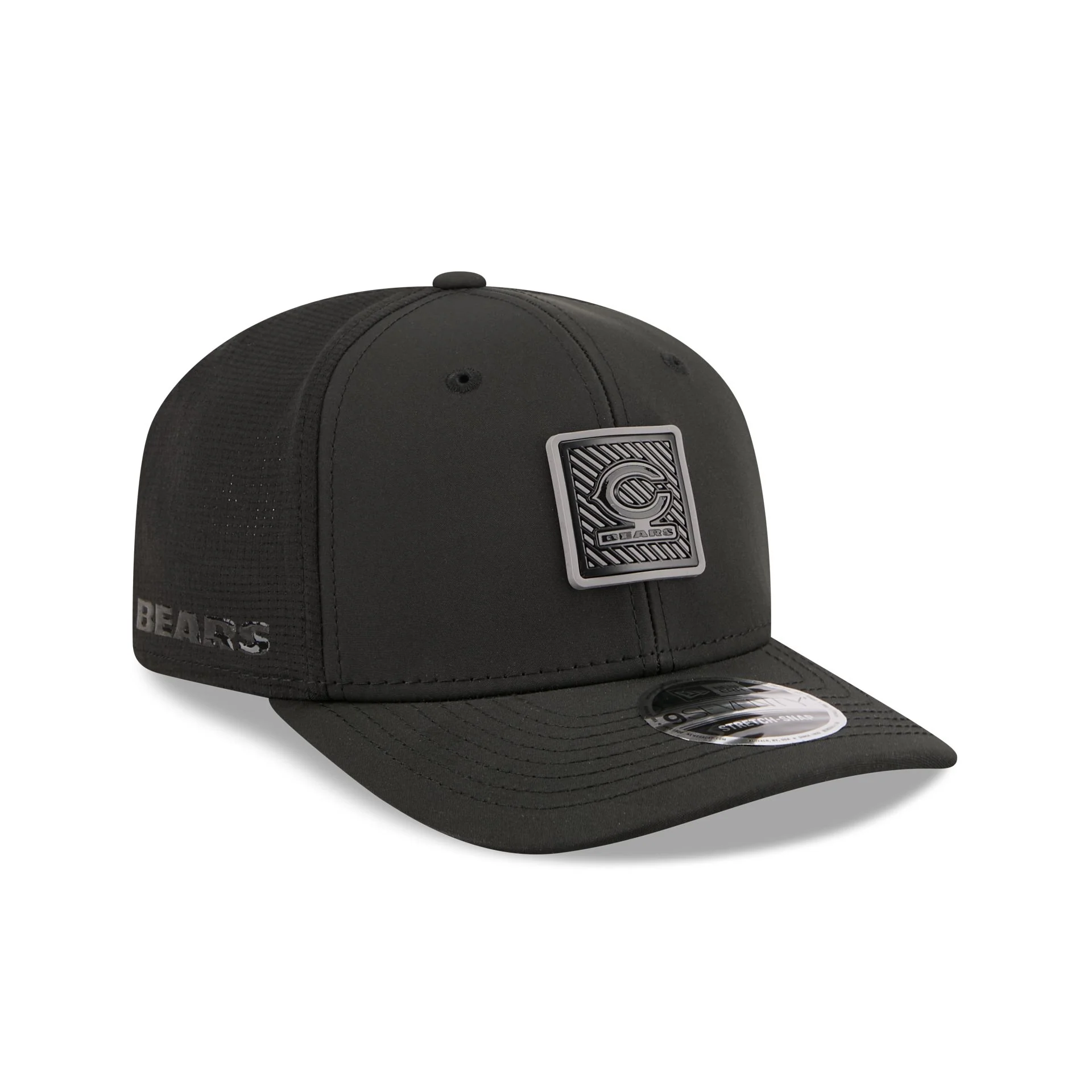 Chicago Bears 2026 Training Black 9SEVENTY Stretch-Snap Hat