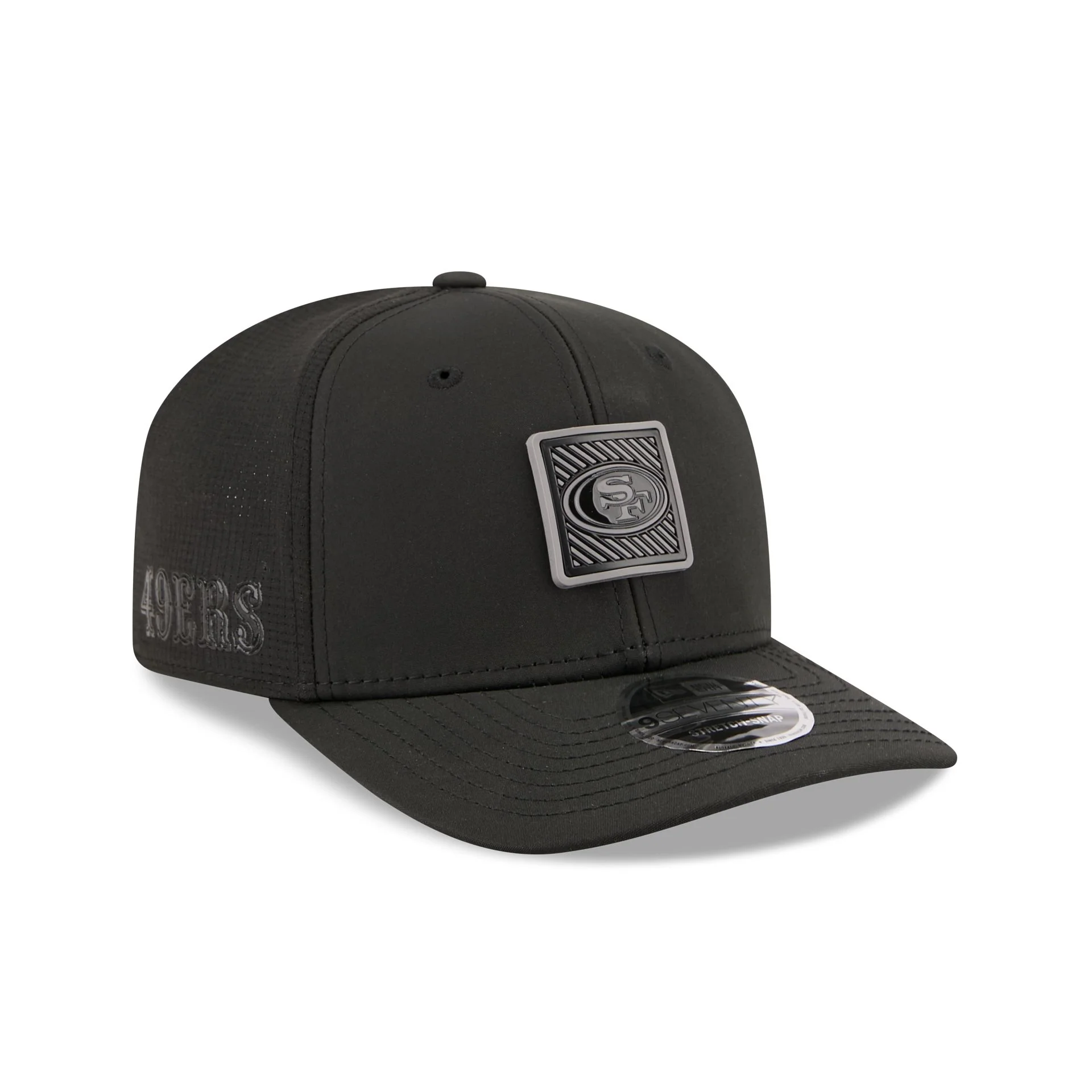 San Francisco 49ers 2026 Training Black 9SEVENTY Stretch-Snap Hat