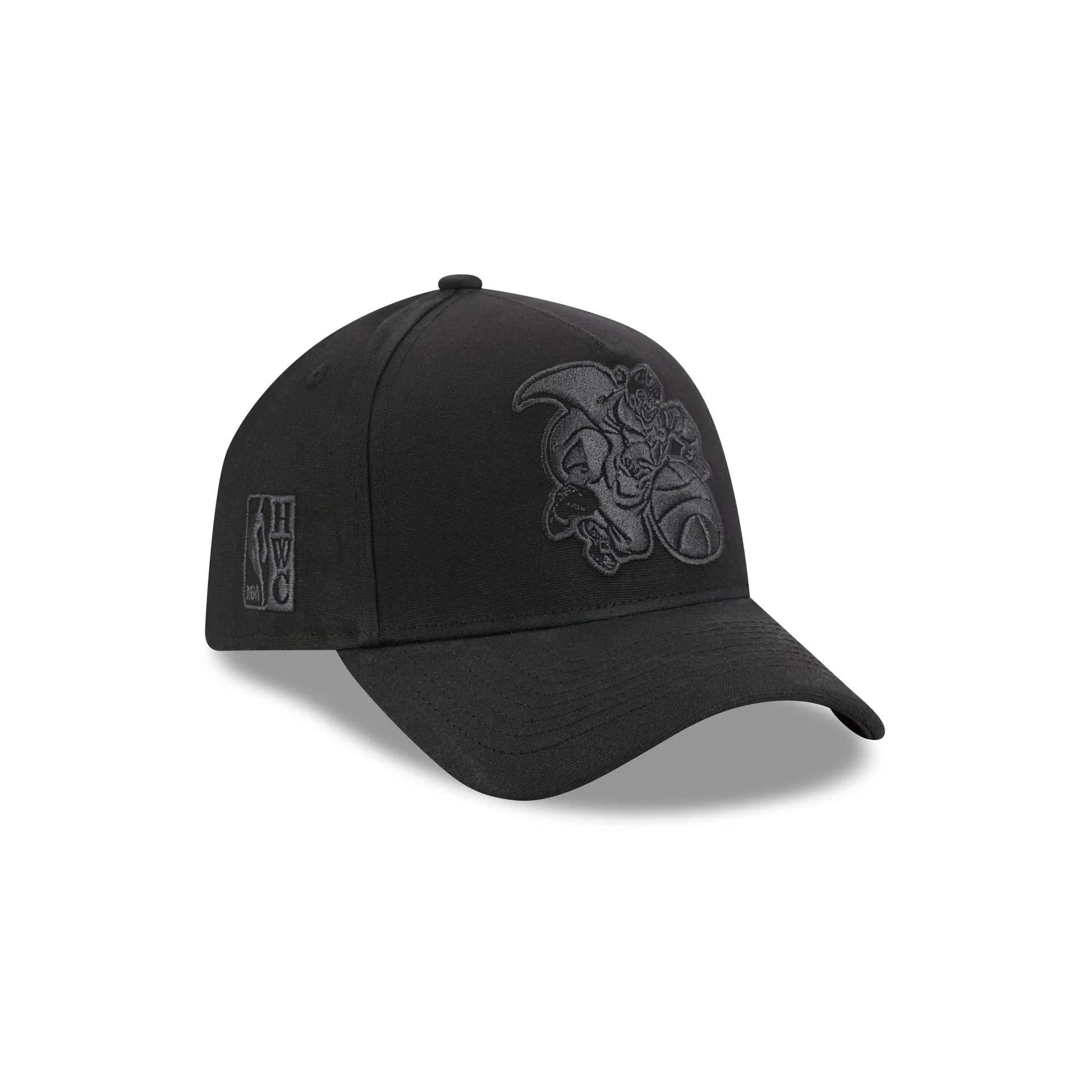 New York Knicks Waxed Canvas Black 59FORTY A-Frame Fitted Hat