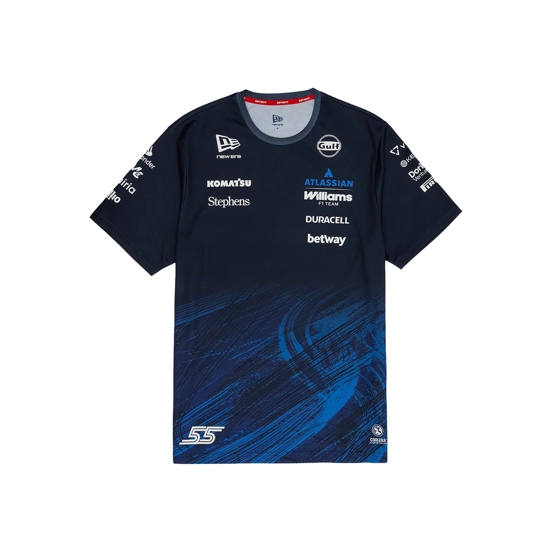 Atlassian Williams F1 Team Team Line Carlos Sainz Tech T-Shirt