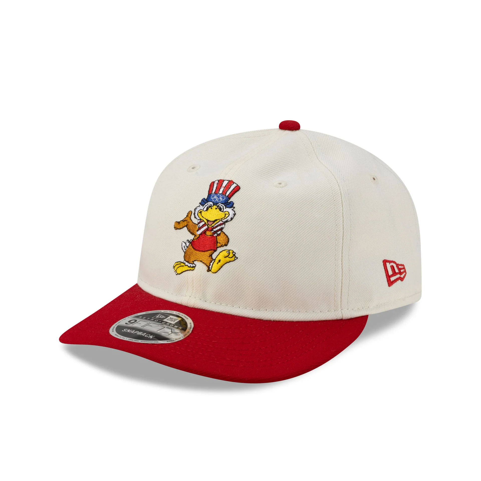 Olympic Heritage Los Angeles 1984 Olympic Games Eagle Chrome White Red Retro Crown 9FIFTY Snapback Hat