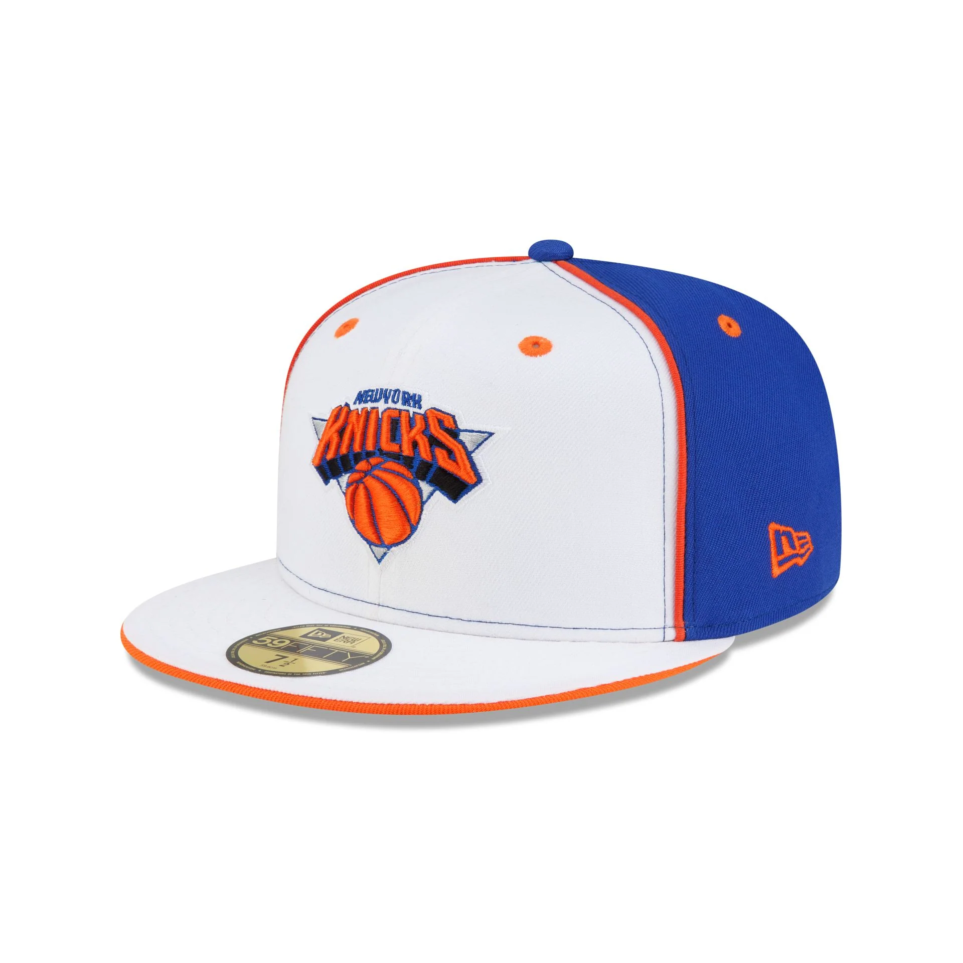 New York Knicks Hardwood Classics 2000s Optic White Flip 59FIFTY Fitted Hat