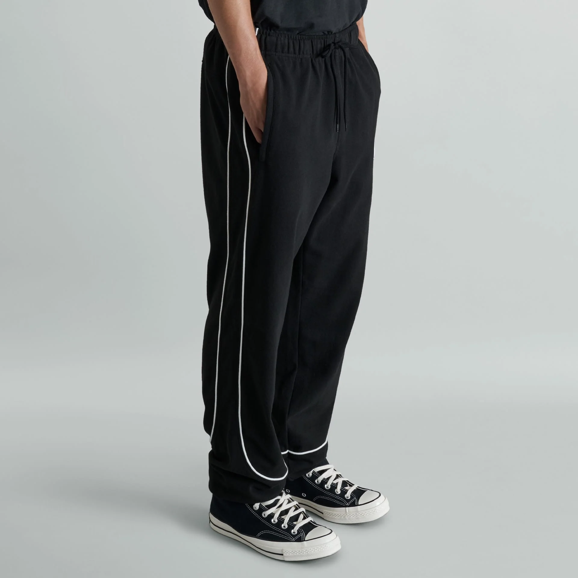 Shoreline Black Track Jogger