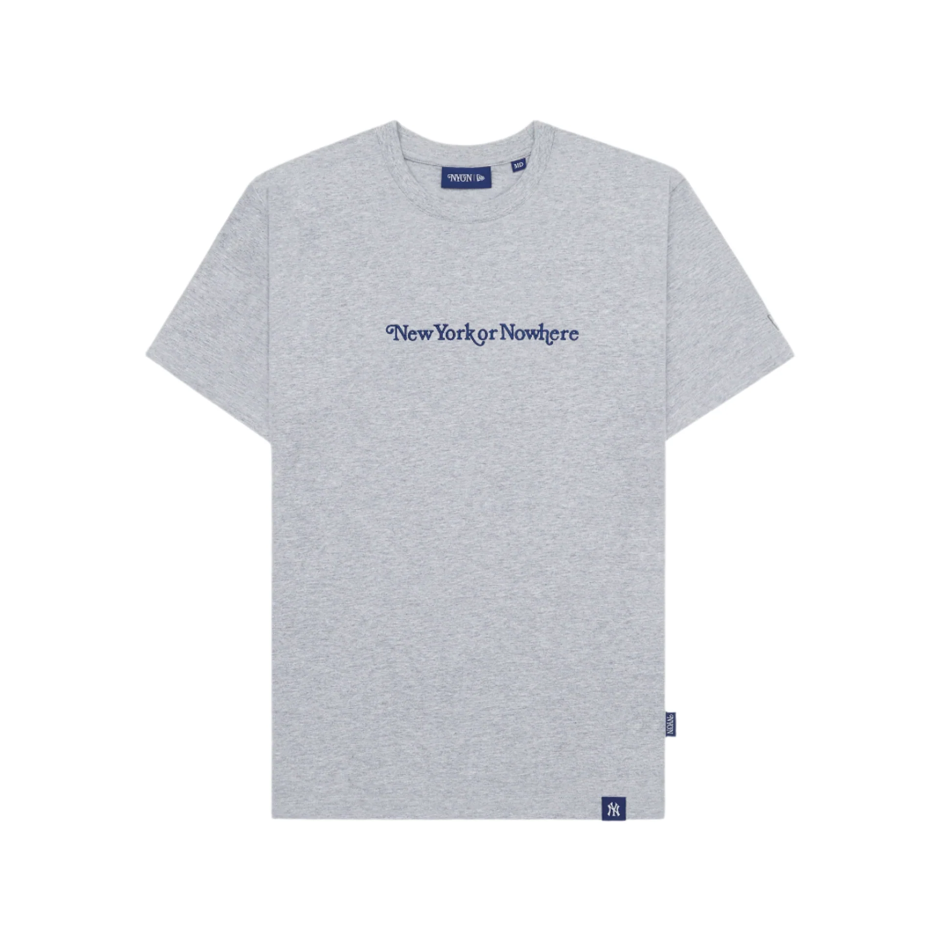 New York or Nowhere x New York Yankees Heather Gray Signature Short-Sleeve T-Shirt
